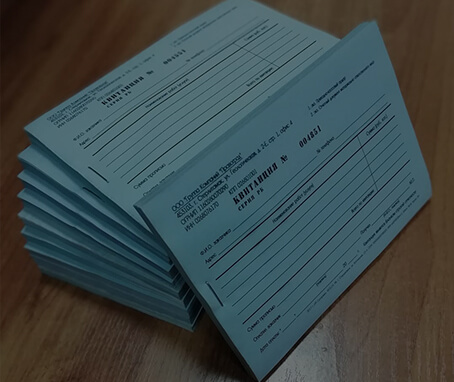 Печать квитанций в Липецке