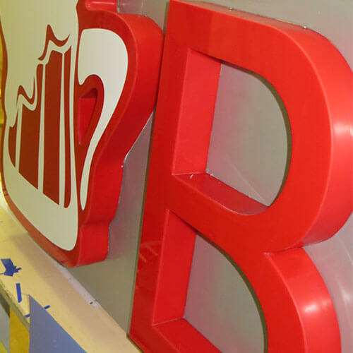 Изготовление объемных букв в Липецке